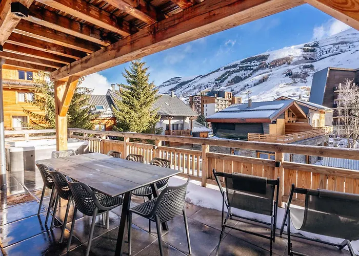 Spacieux T4 De 110m² Avec Terrasses Et Parking, Parfait Pour Vos - Fr-1-546-49 Апартаменты Ле дез Альп